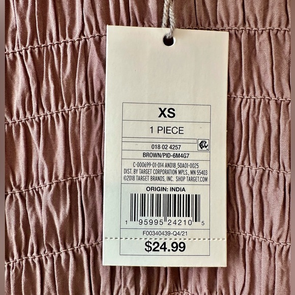 A New Day Long Sleeve Peplum Blouse Women’s Size XS - Picture 3 of 4